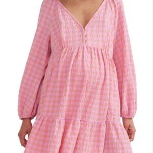 Hatch Maternity Dress: The Kelsey in Sunrise Gingham
